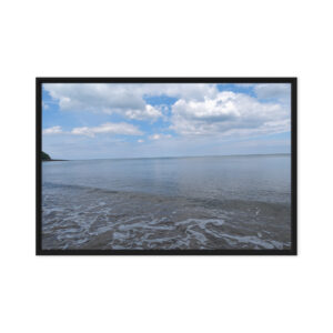 Cei Bach Beach B, West Wales: Premium Pine Tree Framed Canvas Art
