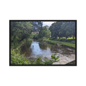 Framed Canvas Art | Wall Art | River Aeron, Aberaeron