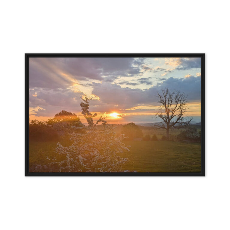 meathop fell sunset canvas