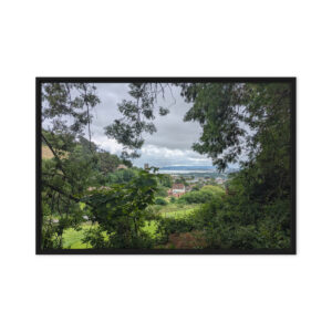 overlook minehead framed canvas