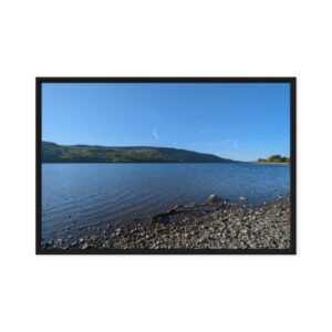 on coniston water lake district framed canvas