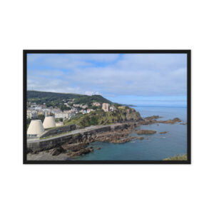 ilfracombe bay premium framed canvas