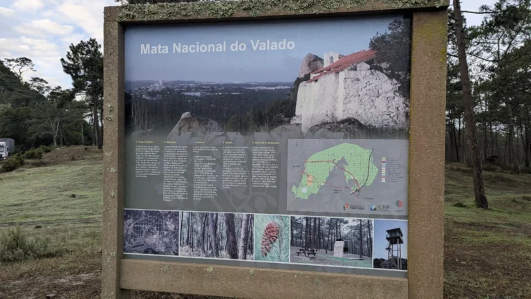 from camping orbitur valado near nazaré this walk takes in monte de são bartolomeu 1